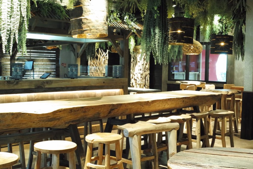 Restaurant Paris Bangkok - Planète bois - fabrication sur mesure